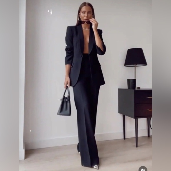 Zara Jackets & Blazers - NWT $129 ZARA NEW WOMEN DINNER TUXEDO JACKET BLAZER BLACK 9106/187 Size XS